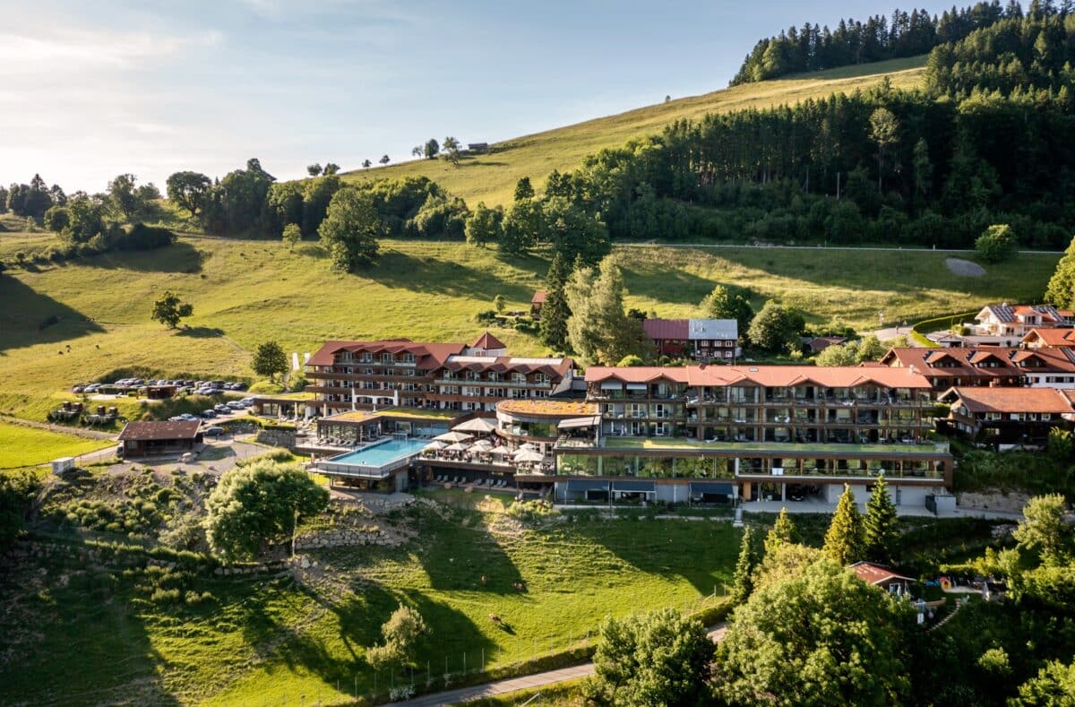 Außenansicht Bergkristall Resort Oberstaufen