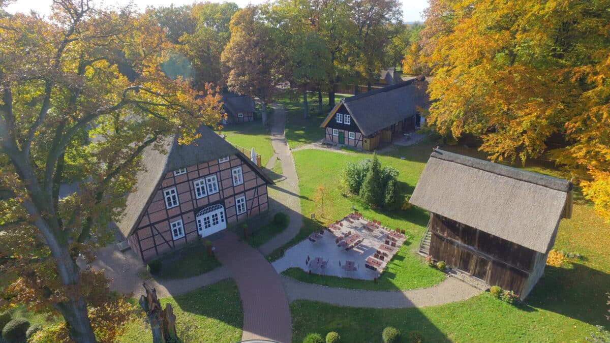 Außenansicht Stimbekhof in der Lüneburger Heide