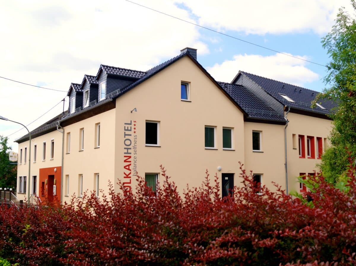 Außenansicht Vulkanhotel in Steffeln in der Eifel