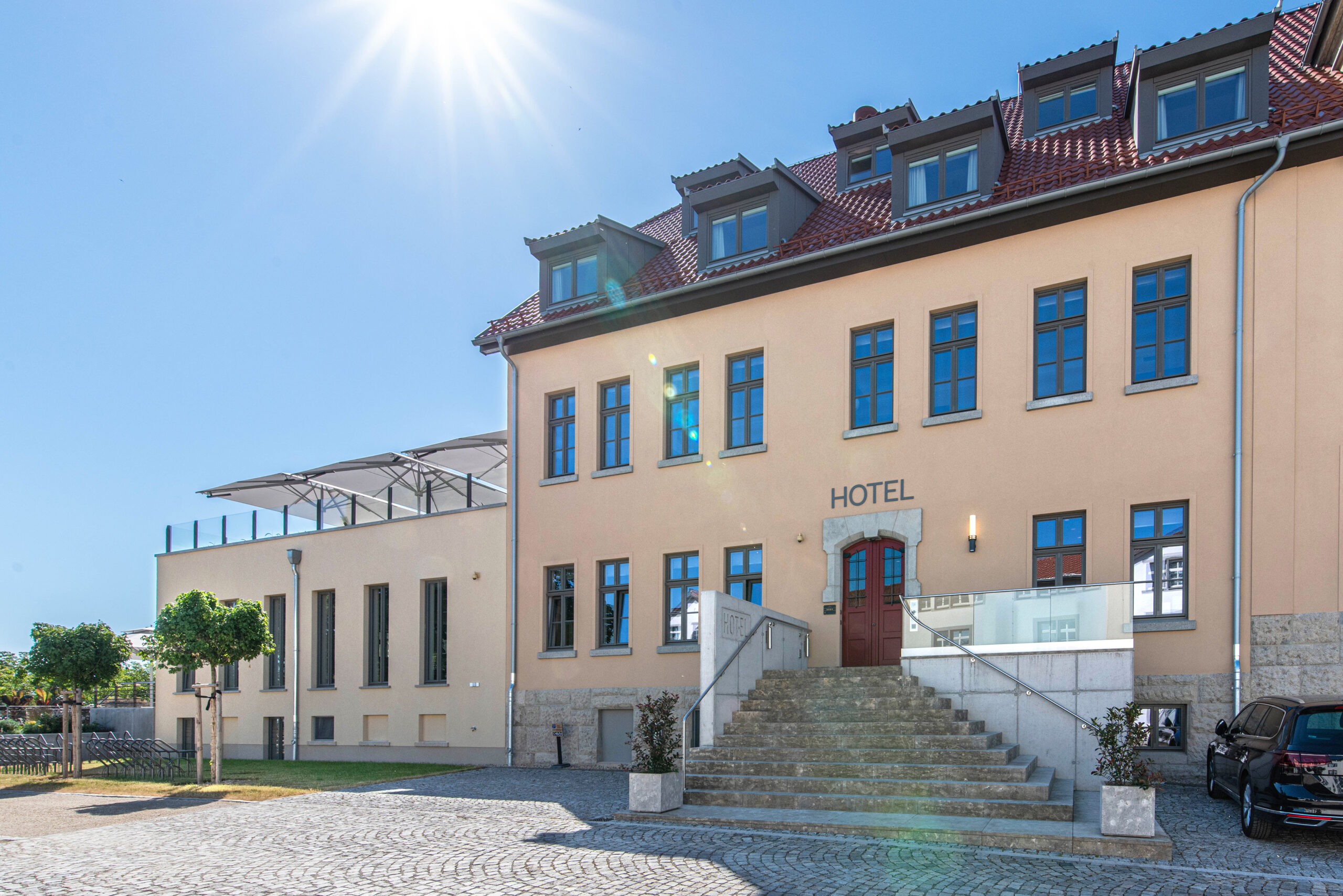 Außenansicht KEHRS auf dem Petersberg in Erfurt