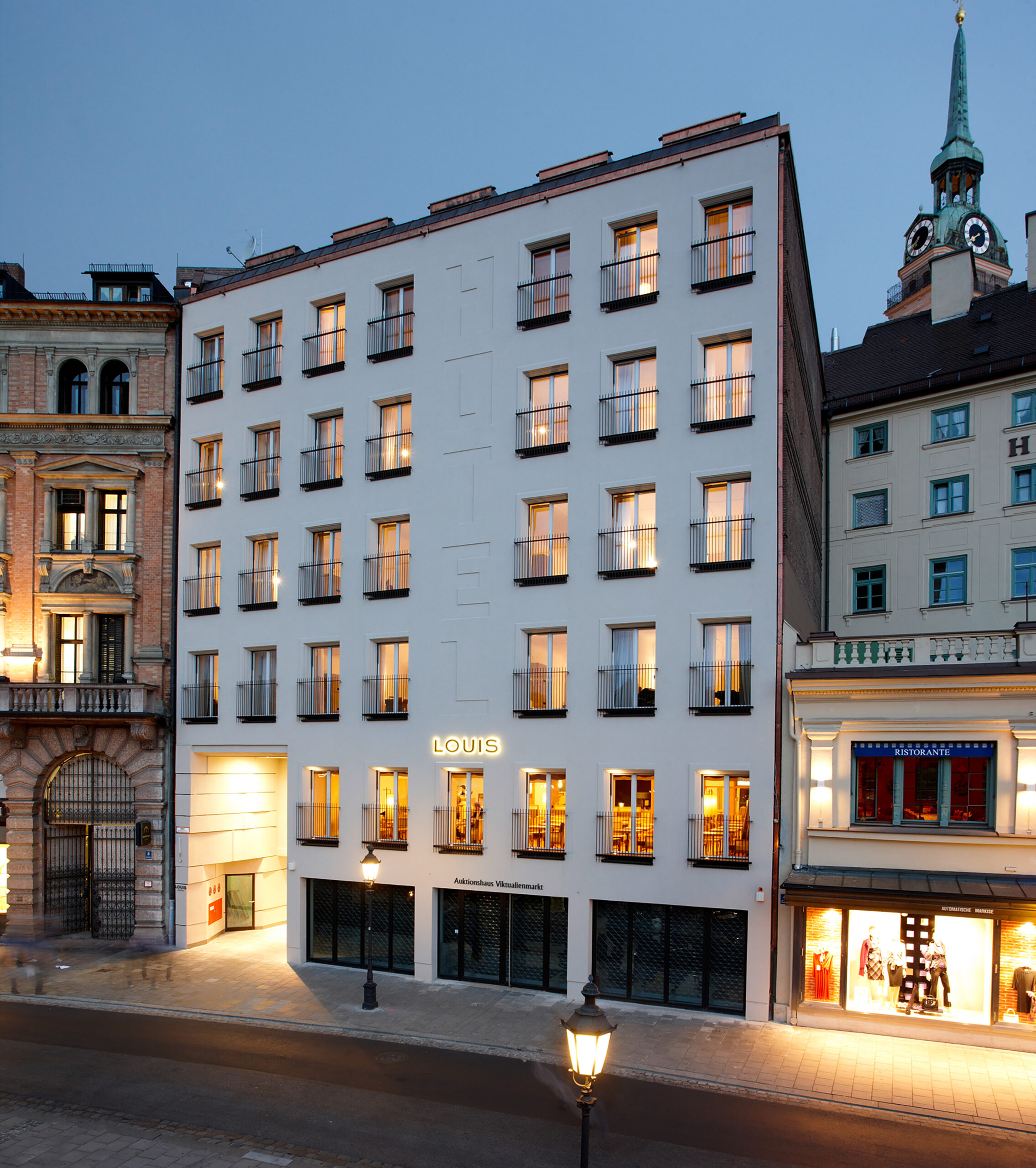 Außenansicht LOUIS Hotel - Designhotel am Viktualienmarkt