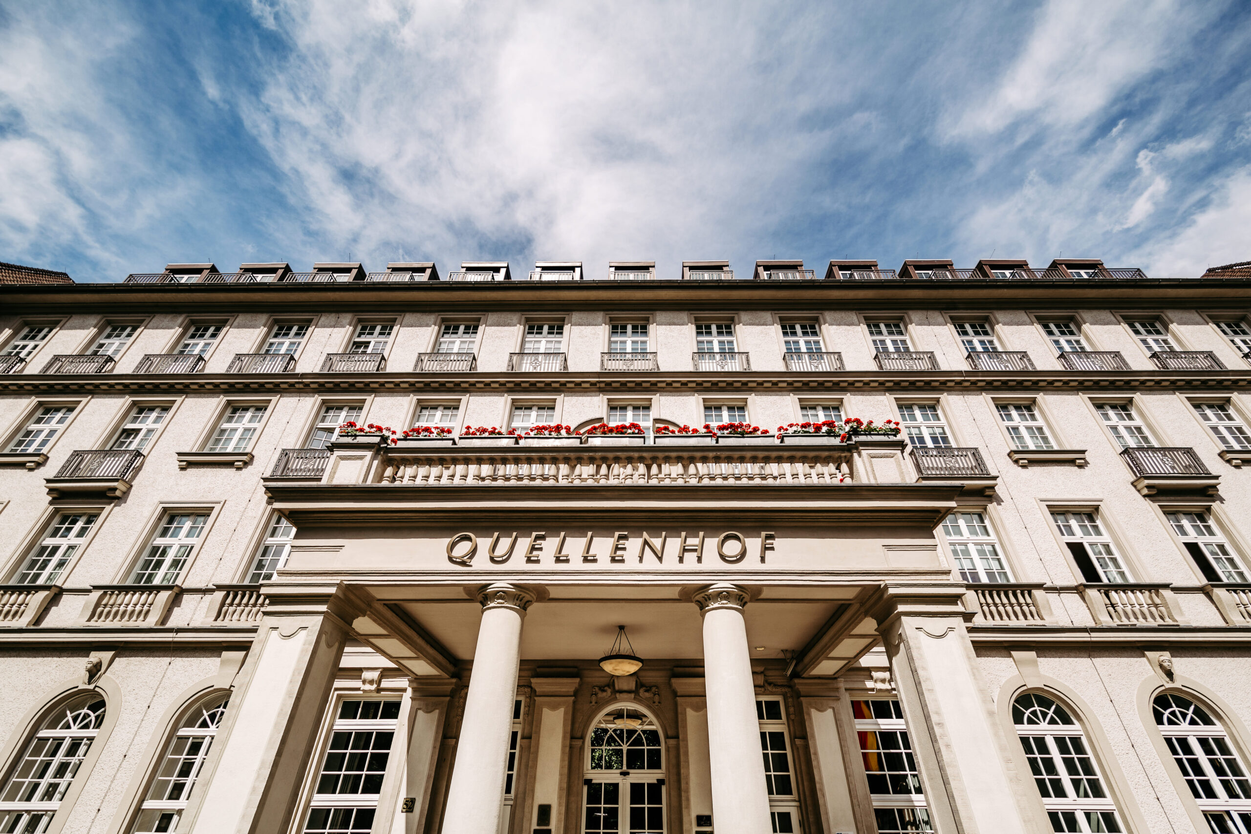 Außenansicht Parkhotel Quellenhof Aachen