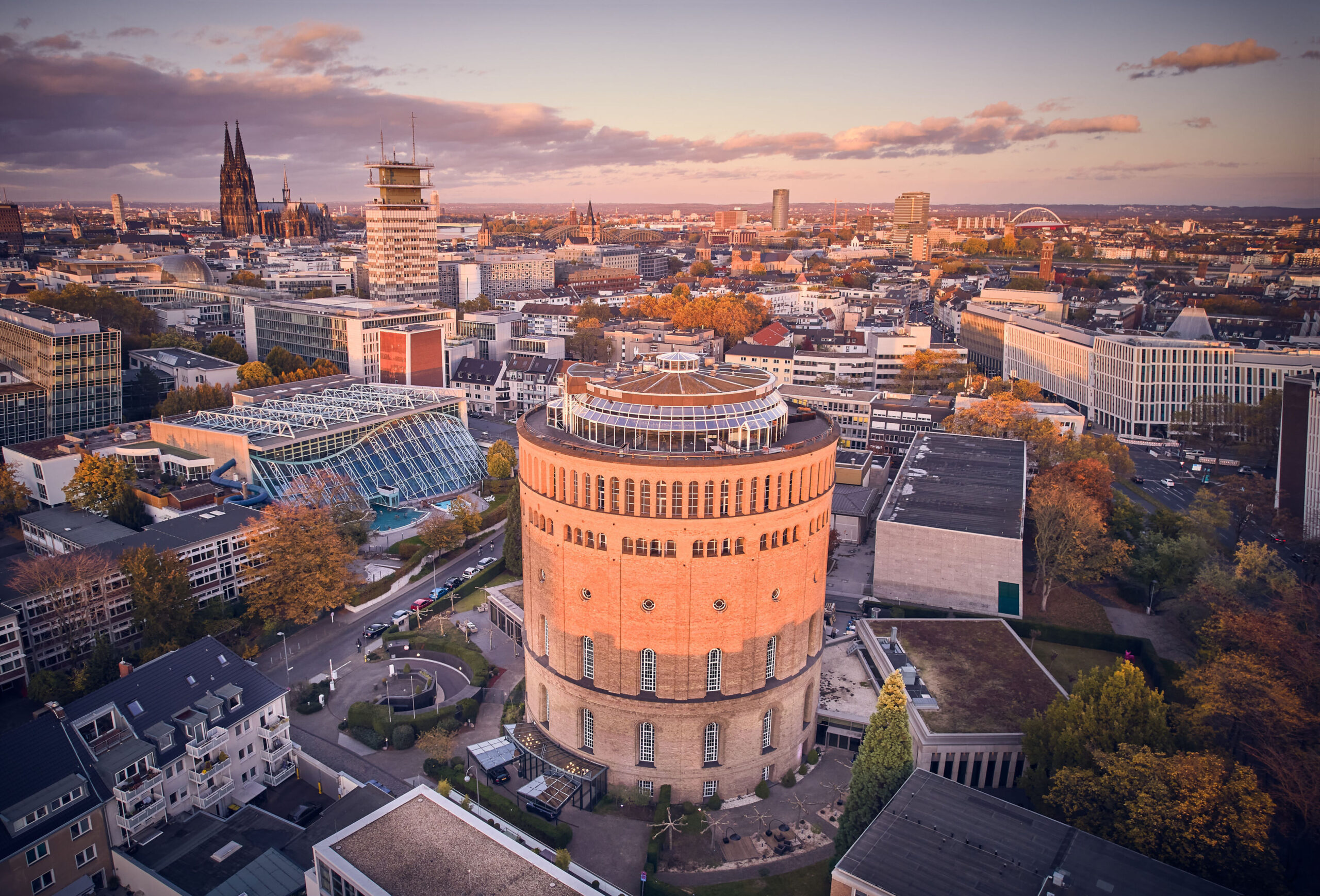 Außenansicht Wasserturm Hotel Cologne