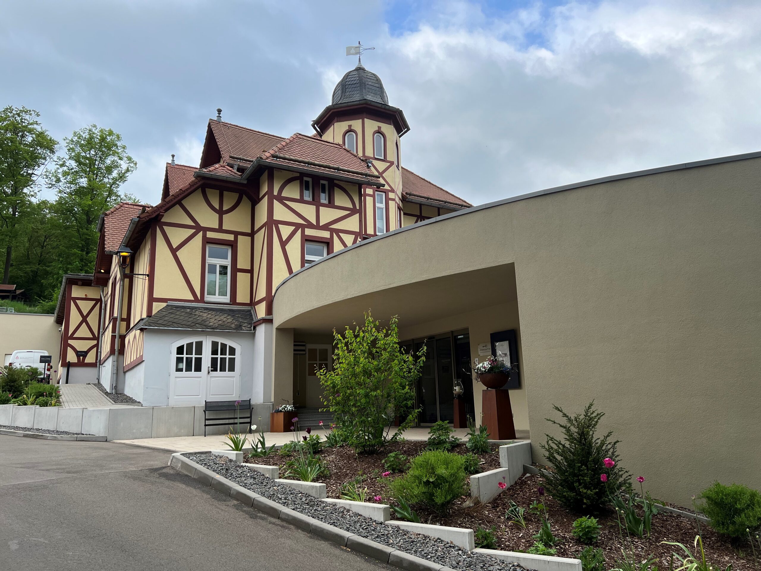 Außenansicht Romantik Hotel FreiWerk bei Stolberg