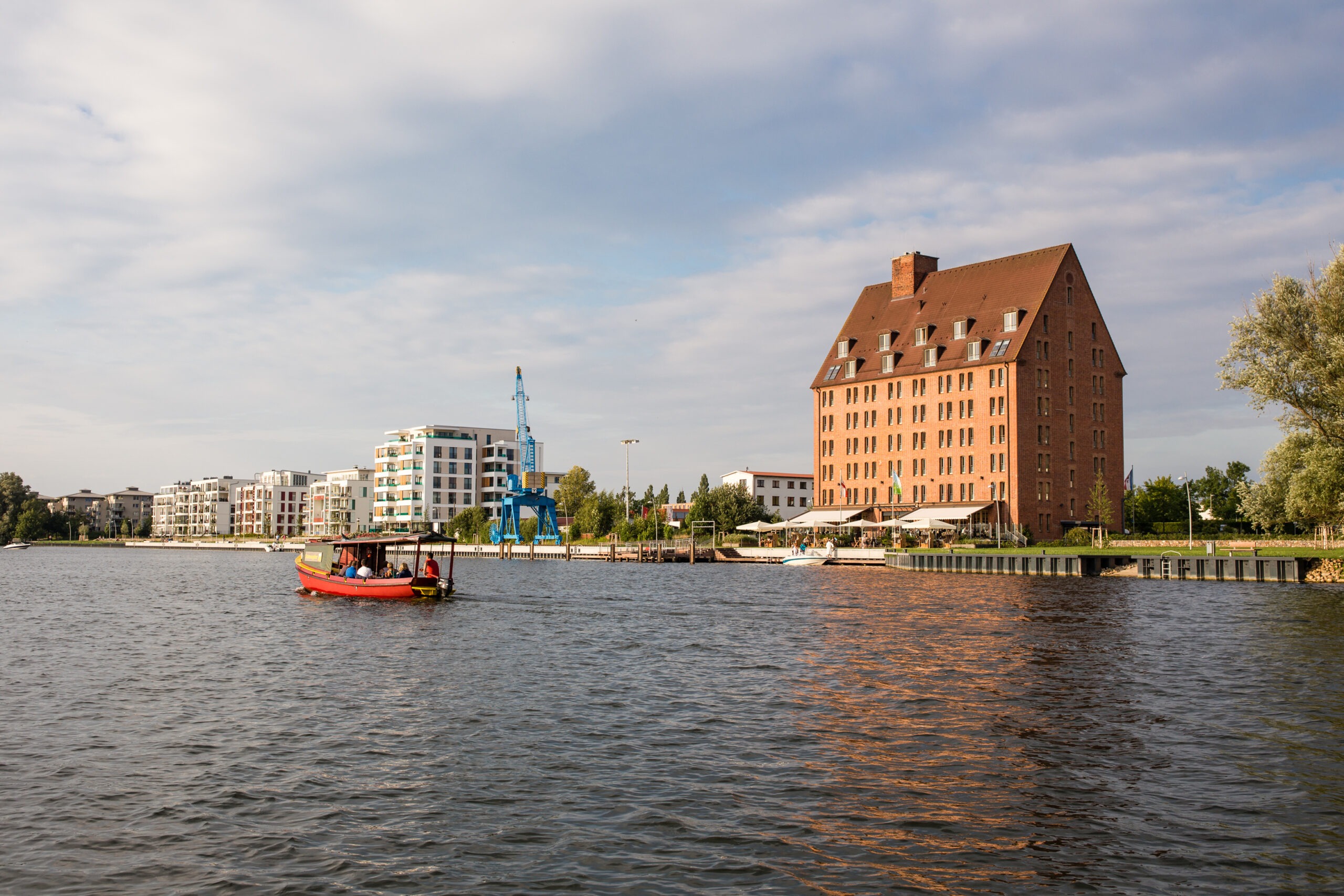 Außenansicht Hotel Speicher in Schwerin am Ziegelsee